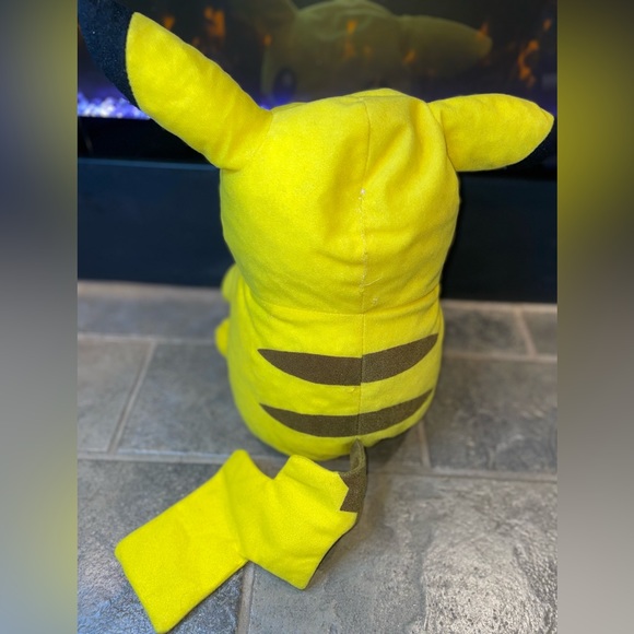 Pokemon Pikachu Plush Stuffed Animal Yellow Game Nintendo kids toy Doll Movie - Picture 6 of 8
